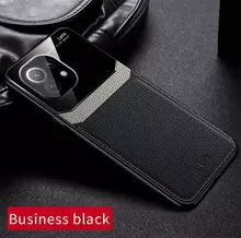 Чехол бампер для Xiaomi Mi 11 Lite Anomaly Plexiglass Black (Черный)