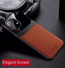 Чехол бампер для Xiaomi Mi 11 Lite Anomaly Plexiglass Brown (Коричневый)
