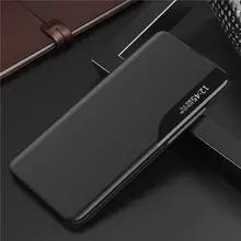 Чехол книжка для Xiaomi Poco F3 Anomaly Smart View Flip Black (Черный)