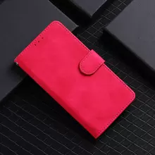 Чехол книжка для Xiaomi Redmi Note 9T Anomaly Leather Book Red-Pink (Красно-Розовый)