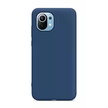 Чехол бампер для Xiaomi Mi 11 Lite Anomaly Silicone Blue (Синий)