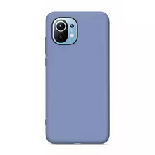 Чехол бампер для Xiaomi Mi 11 Lite Anomaly Silicone Purple (Пурпурный)