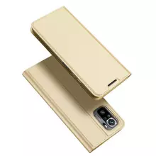 Чехол книжка Dux Ducis Skin Pro Case для Xiaomi Redmi Note 10 Gold (Золотой)