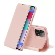 Чехол книжка для Samsung Galaxy A52 Dux Ducis Skin X Pink (Розовый)