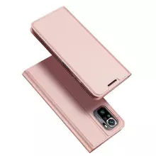 Чехол книжка Dux Ducis Skin Pro Case для Xiaomi Redmi Note 10 Rose Gold (Розовое золото)