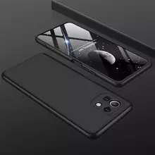 Чехол бампер для Xiaomi Mi 11 Lite GKK Dual Armor Black (Черный)
