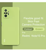 Чехол бампер для Xiaomi Redmi Note 10 Pro Max Imak UC-2 Green (Зеленый)