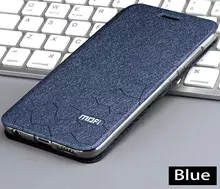 Чехол книжка для Huawei Y9 2019 Mofi Crystal Blue (Синий)