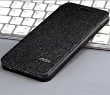 Чехол книжка для Xiaomi Redmi Note 10 Mofi Crystal Black (Черный)