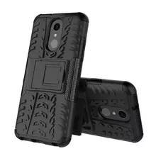 Чехол бампер для LG K10 2018 Nevellya Case Black (Черный)
