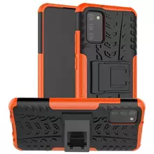 Чехол бампер для Samsung Galaxy A02s Nevellya Case Orange (Оранжевый)