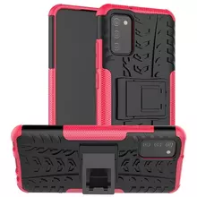 Чехол бампер для Samsung Galaxy A02s Nevellya Case Pink (Розовый)