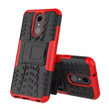Чехол бампер для LG Q7 Nevellya Case Red (Красный)