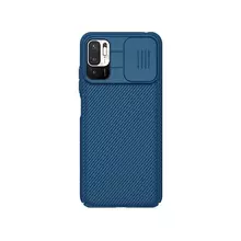 Чехол бампер для Xiaomi Redmi Note 10 5G Nillkin CamShield Blue (Синий)