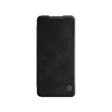 Чехол книжка для Xiaomi Redmi Note 10 Pro Nillkin Qin Black (Черный)