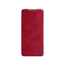 Чехол книжка для Xiaomi Redmi Note 10 Pro Nillkin Qin Red (Красный)