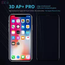 Защитное стекло для iPhone 11 Pro Nillkin 3D AP+ Pro Black (Черный)