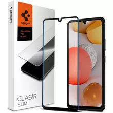 Защитное стекло для Samsung Galaxy A42 Spigen Glas.tR Slim Black (Черный) AGL02305