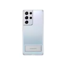 Чехол бампер для Samsung Galaxy S21 Ultra Samsung Clear Standing Cover Crystal Clear (Прозрачный)