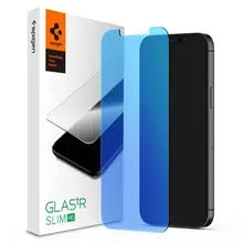 Защитное стекло для iPhone 12 / iPhone 12 Pro Spigen GLAS.tR AntiBlue HD Crystal Clear (Прозрачный)