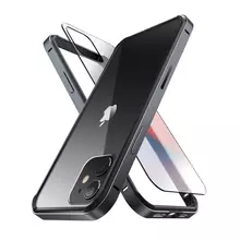 Чехол бампер для iPhone 12 / iPhone 12 Pro Supcase Unicorn Beetle Edge Black (Черный)