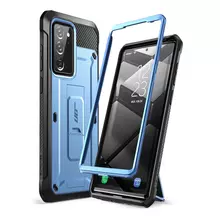 Чехол бампер для Samsung Galaxy Note 20 Supcase Unicorn Beetle PRO Metallic Blue (Металлический Синий)
