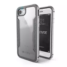 Чехол бампер для iPhone SE 2020 Raptic Shield Silver (Серебристый)