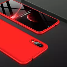 Чехол бампер для Huawei Y7 Pro 2019 GKK Dual Armor Red (Красный)