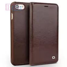 Чехол книжка для iPhone 7 Qialino Classic Leather Magnetic Brown (Коричневый)