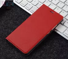 Чехол книжка для Xiaomi Mi8 Alivo Leather Red (Красный)