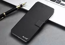 Чехол книжка для Xiaomi Redmi Note 8 Pro Alivo Wood Black (Черный)