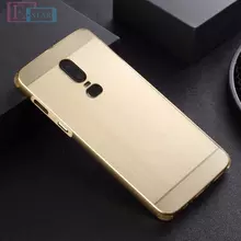 Чехол бампер для OnePlus 6 Anomaly Aluminium Gold (Золотой)