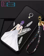 Чехол бампер для Huawei Honor 6C Pro Anomaly Barbi Boom Black Girl in White Dress (Черный Девушка в Белом)
