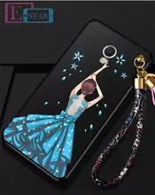 Чехол бампер для Huawei Honor 6A Anomaly Barbi Boom Black Girl in Blue Dress (Черный Девушка в Синем)