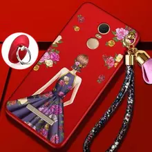 Чехол бампер для Xiaomi Redmi 5 Anomaly Barbi Sakura Boom Red Girl in Purple Dress (Красный Девушка в Фиолетовом)