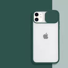 Чехол бампер для iPhone 12 / iPhone 12 Pro Anomaly CamShield Green (Зеленый)