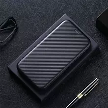 Чехол книжка для OnePlus 7T Pro Anomaly Carbon Book Black (Черный)