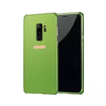 Чехол бампер для Samsung Galaxy S9 Plus Anomaly Carbon Green (Зеленый)