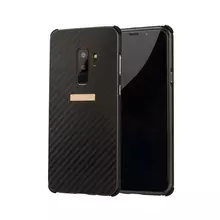 Чехол бампер для Samsung Galaxy S9 Anomaly Carbon Black (Черный)