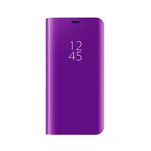 Чехол книжка для Huawei Y7 Pro 2019 Anomaly Clear View Lilac Purple (Пурпурный)