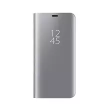 Чехол книжка для Huawei Y6 Pro 2019 Anomaly Clear View Silver (Серебристый)