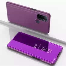Чехол книжка для Oppo A53 Anomaly Clear View Lilac Purple (Пурпурный)