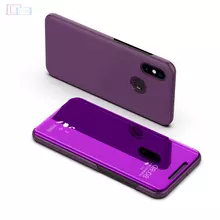 Чехол книжка для Xiaomi Mi8 Anomaly Clear View Purple (Фиолетовый)
