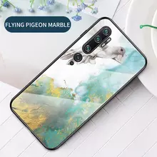 Чехол бампер для Xiaomi Mi Note 10 Anomaly Cosmo Flying pigeon (Летящий голубь)