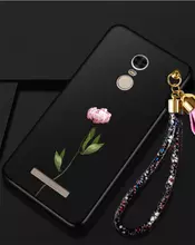 Чехол бампер для Xiaomi Redmi 5 Anomaly Flowers Boom Black Flower (Черный Букет)