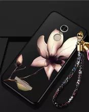 Чехол бампер для Xiaomi Redmi 5 Anomaly Flowers Boom Black Gardenia (Черный Гардения)