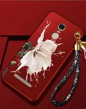 Чехол бампер для Xiaomi Redmi 5 Anomaly Flowers Boom Red Ginger (Красный Имбырь)