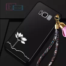 Чехол бампер для Samsung Galaxy S8 G950F Anomaly Flowers Boom Black Lotus (Черный Лотос)