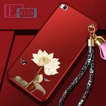 Чехол бампер для Huawei Honor 8 Lite Anomaly Flowers Boom Red Lotus on a pond (Красный Лотос на пруду)