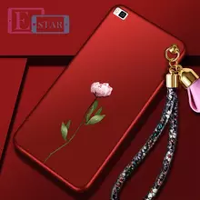 Чехол бампер для Huawei Honor 8 Lite Anomaly Flowers Boom Red Flower (Красный Цветок)